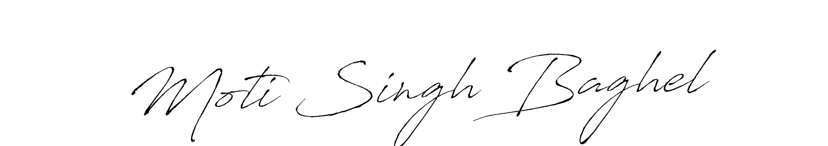 Create a beautiful signature design for name Moti Singh Baghel. With this signature (Antro_Vectra) fonts, you can make a handwritten signature for free. Moti Singh Baghel signature style 6 images and pictures png