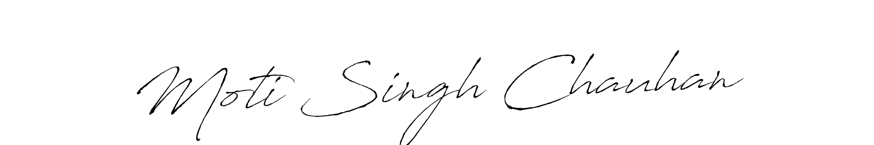 How to make Moti Singh Chauhan signature? Antro_Vectra is a professional autograph style. Create handwritten signature for Moti Singh Chauhan name. Moti Singh Chauhan signature style 6 images and pictures png