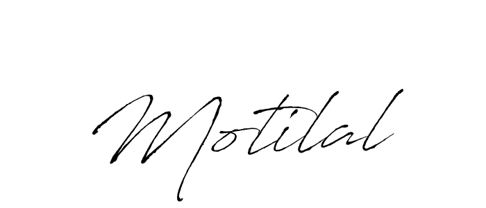 Design your own signature with our free online signature maker. With this signature software, you can create a handwritten (Antro_Vectra) signature for name Motilal. Motilal signature style 6 images and pictures png