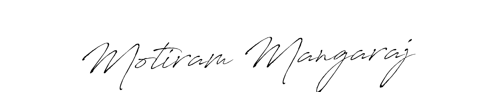 Make a beautiful signature design for name Motiram Mangaraj. With this signature (Antro_Vectra) style, you can create a handwritten signature for free. Motiram Mangaraj signature style 6 images and pictures png