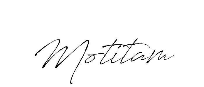 Motitam stylish signature style. Best Handwritten Sign (Antro_Vectra) for my name. Handwritten Signature Collection Ideas for my name Motitam. Motitam signature style 6 images and pictures png