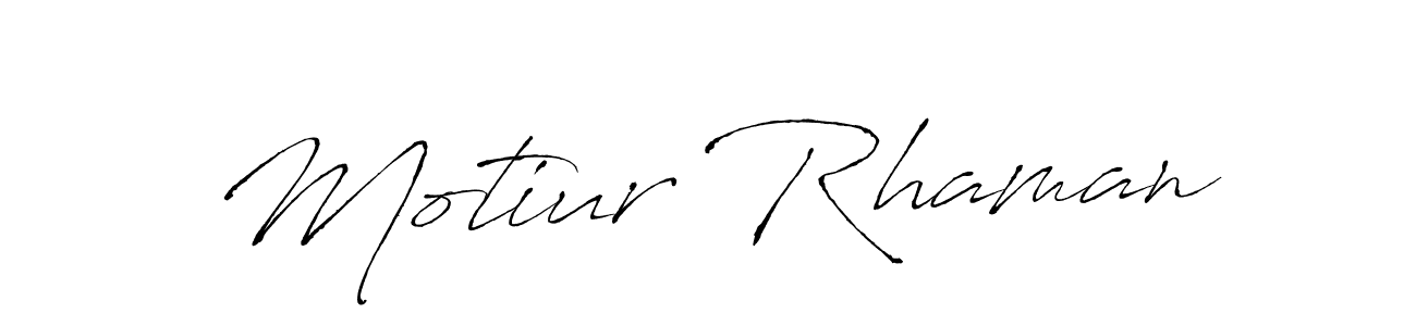 if you are searching for the best signature style for your name Motiur Rhaman. so please give up your signature search. here we have designed multiple signature styles  using Antro_Vectra. Motiur Rhaman signature style 6 images and pictures png