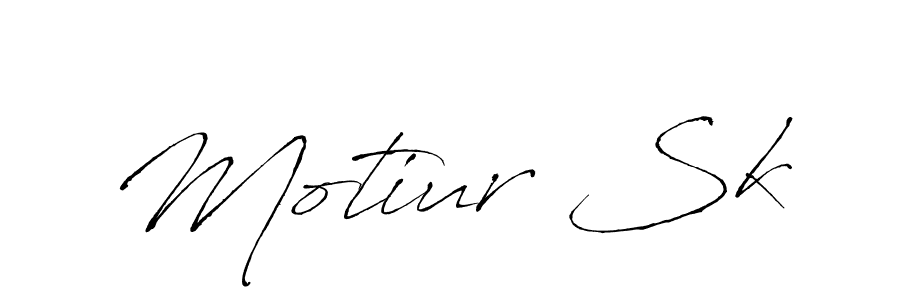 You should practise on your own different ways (Antro_Vectra) to write your name (Motiur Sk) in signature. don't let someone else do it for you. Motiur Sk signature style 6 images and pictures png
