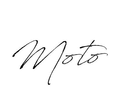 Also we have Moto name is the best signature style. Create professional handwritten signature collection using Antro_Vectra autograph style. Moto signature style 6 images and pictures png