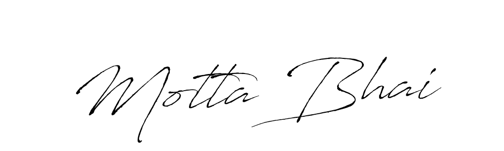 You should practise on your own different ways (Antro_Vectra) to write your name (Motta Bhai) in signature. don't let someone else do it for you. Motta Bhai signature style 6 images and pictures png