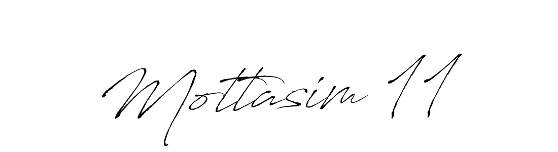 Make a beautiful signature design for name Mottasim 11. With this signature (Antro_Vectra) style, you can create a handwritten signature for free. Mottasim 11 signature style 6 images and pictures png