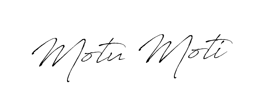 Create a beautiful signature design for name Motu Moti. With this signature (Antro_Vectra) fonts, you can make a handwritten signature for free. Motu Moti signature style 6 images and pictures png