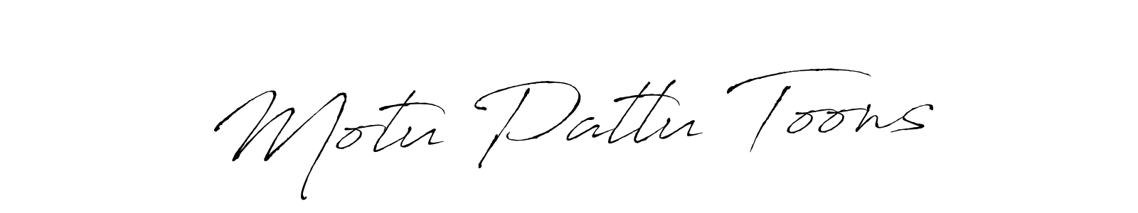 Design your own signature with our free online signature maker. With this signature software, you can create a handwritten (Antro_Vectra) signature for name Motu Patlu Toons. Motu Patlu Toons signature style 6 images and pictures png