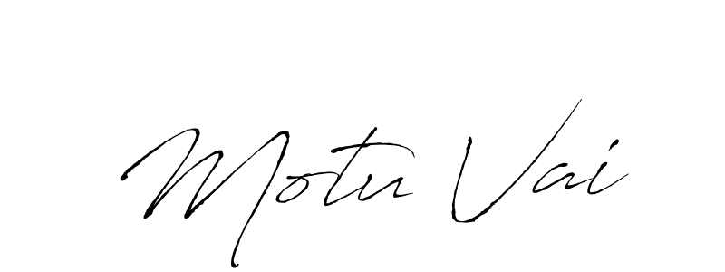 You should practise on your own different ways (Antro_Vectra) to write your name (Motu Vai) in signature. don't let someone else do it for you. Motu Vai signature style 6 images and pictures png