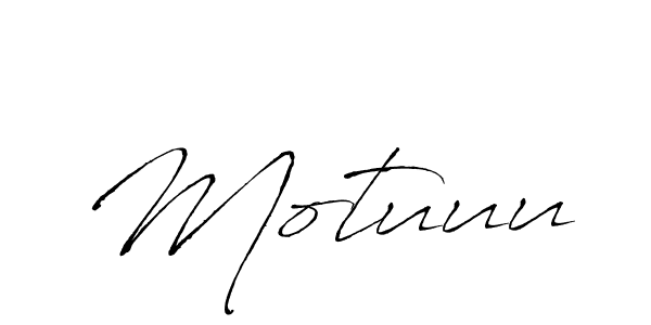 Design your own signature with our free online signature maker. With this signature software, you can create a handwritten (Antro_Vectra) signature for name Motuuu. Motuuu signature style 6 images and pictures png