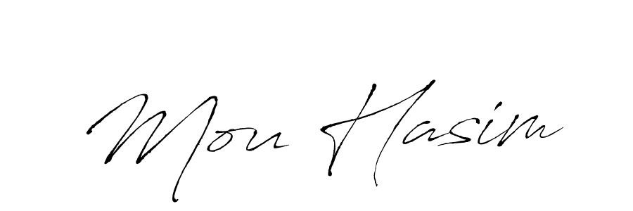 You should practise on your own different ways (Antro_Vectra) to write your name (Mou Hasim) in signature. don't let someone else do it for you. Mou Hasim signature style 6 images and pictures png