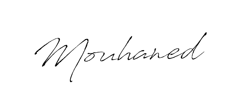 How to make Mouhaned signature? Antro_Vectra is a professional autograph style. Create handwritten signature for Mouhaned name. Mouhaned signature style 6 images and pictures png