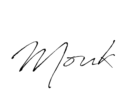 You should practise on your own different ways (Antro_Vectra) to write your name (Mouk) in signature. don't let someone else do it for you. Mouk signature style 6 images and pictures png