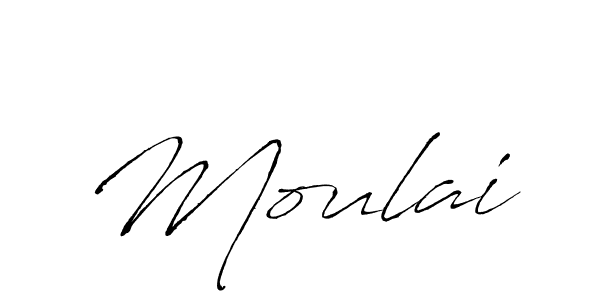 Design your own signature with our free online signature maker. With this signature software, you can create a handwritten (Antro_Vectra) signature for name Moulai. Moulai signature style 6 images and pictures png