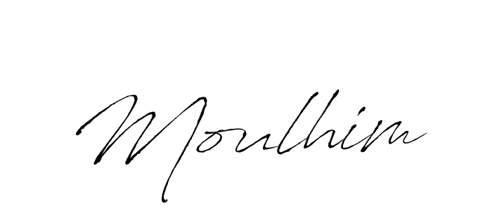 Antro_Vectra is a professional signature style that is perfect for those who want to add a touch of class to their signature. It is also a great choice for those who want to make their signature more unique. Get Moulhim name to fancy signature for free. Moulhim signature style 6 images and pictures png