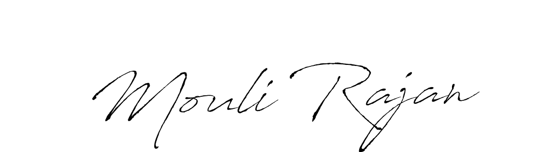 Mouli Rajan stylish signature style. Best Handwritten Sign (Antro_Vectra) for my name. Handwritten Signature Collection Ideas for my name Mouli Rajan. Mouli Rajan signature style 6 images and pictures png