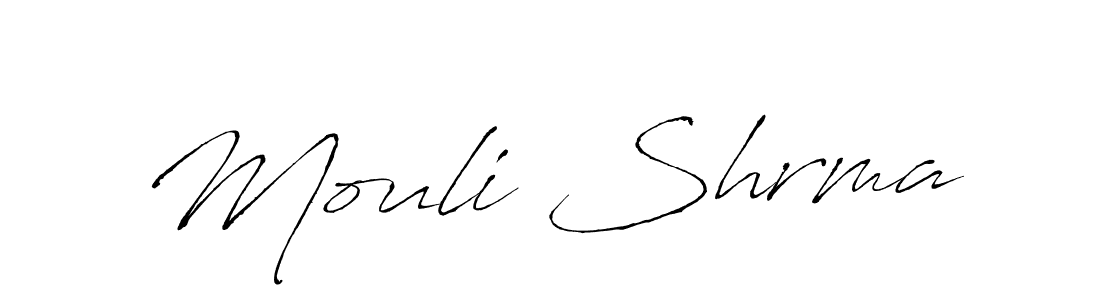 Similarly Antro_Vectra is the best handwritten signature design. Signature creator online .You can use it as an online autograph creator for name Mouli Shrma. Mouli Shrma signature style 6 images and pictures png