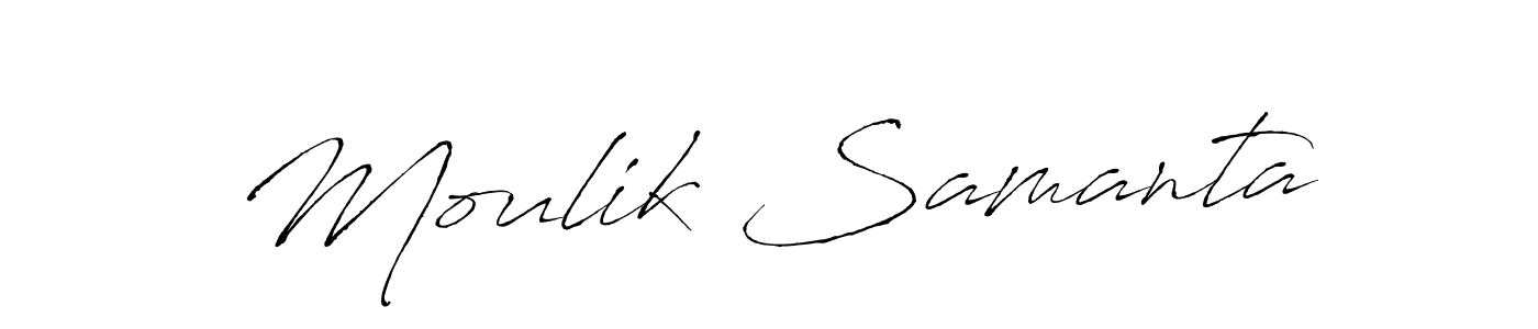 Also You can easily find your signature by using the search form. We will create Moulik Samanta name handwritten signature images for you free of cost using Antro_Vectra sign style. Moulik Samanta signature style 6 images and pictures png