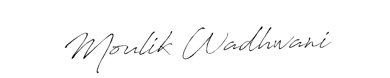 if you are searching for the best signature style for your name Moulik Wadhwani. so please give up your signature search. here we have designed multiple signature styles  using Antro_Vectra. Moulik Wadhwani signature style 6 images and pictures png