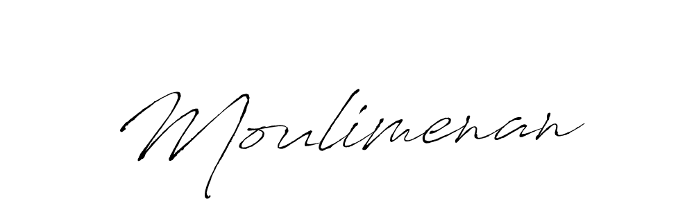 Design your own signature with our free online signature maker. With this signature software, you can create a handwritten (Antro_Vectra) signature for name Moulimenan. Moulimenan signature style 6 images and pictures png