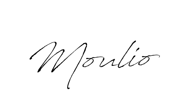 You should practise on your own different ways (Antro_Vectra) to write your name (Moulio) in signature. don't let someone else do it for you. Moulio signature style 6 images and pictures png