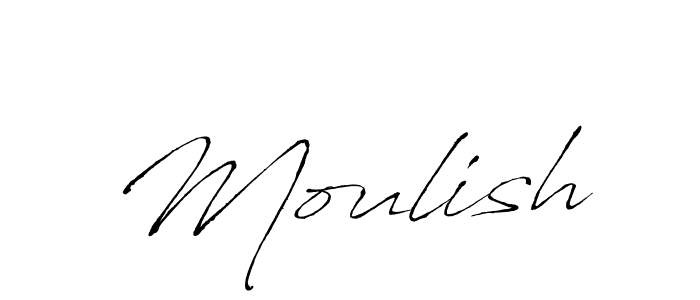 Moulish stylish signature style. Best Handwritten Sign (Antro_Vectra) for my name. Handwritten Signature Collection Ideas for my name Moulish. Moulish signature style 6 images and pictures png