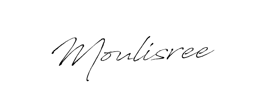 The best way (Antro_Vectra) to make a short signature is to pick only two or three words in your name. The name Moulisree include a total of six letters. For converting this name. Moulisree signature style 6 images and pictures png