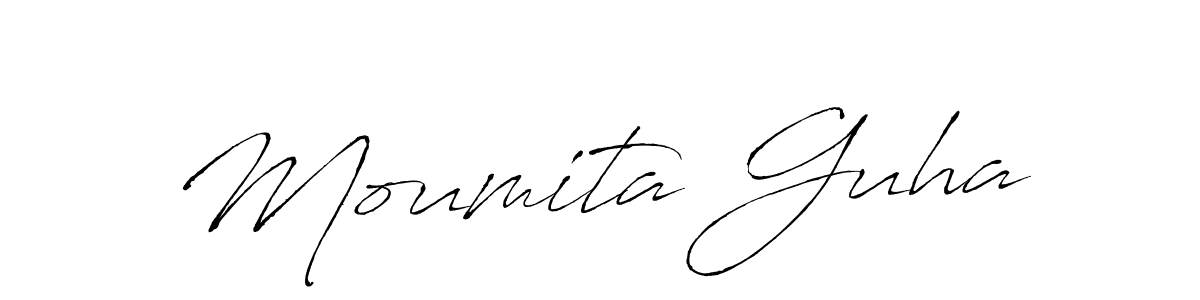Similarly Antro_Vectra is the best handwritten signature design. Signature creator online .You can use it as an online autograph creator for name Moumita Guha. Moumita Guha signature style 6 images and pictures png
