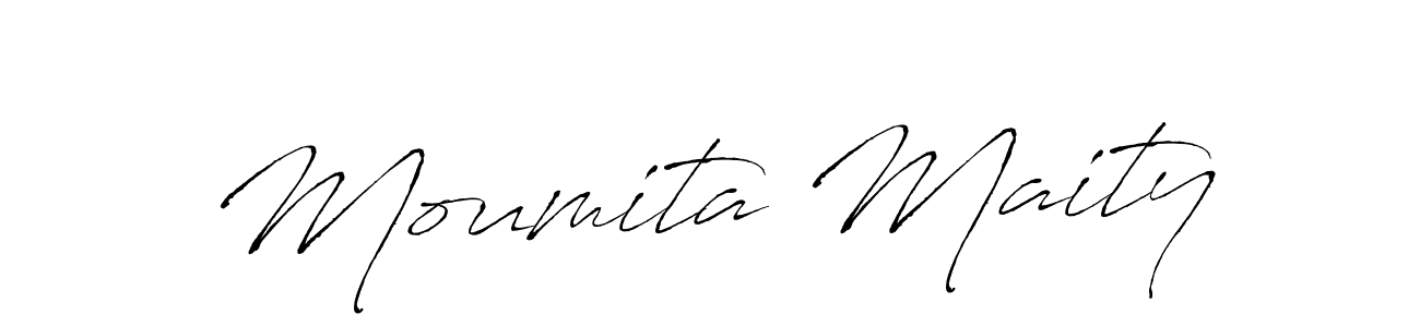 Make a beautiful signature design for name Moumita Maity. With this signature (Antro_Vectra) style, you can create a handwritten signature for free. Moumita Maity signature style 6 images and pictures png