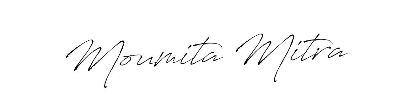 How to make Moumita Mitra signature? Antro_Vectra is a professional autograph style. Create handwritten signature for Moumita Mitra name. Moumita Mitra signature style 6 images and pictures png