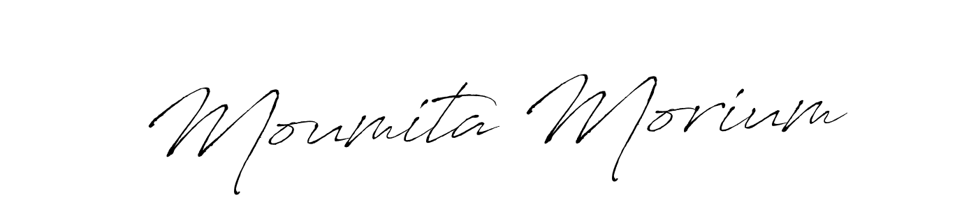 You should practise on your own different ways (Antro_Vectra) to write your name (Moumita Morium) in signature. don't let someone else do it for you. Moumita Morium signature style 6 images and pictures png