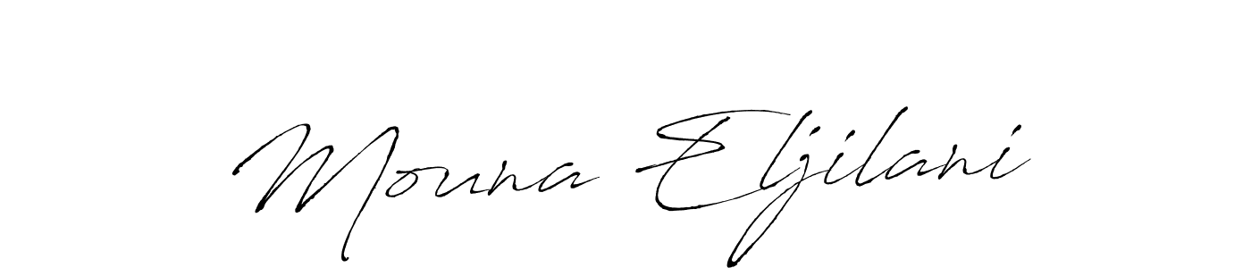 How to Draw Mouna Eljilani signature style? Antro_Vectra is a latest design signature styles for name Mouna Eljilani. Mouna Eljilani signature style 6 images and pictures png