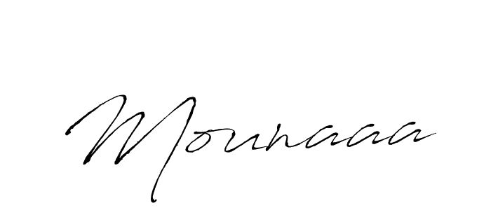 Mounaaa stylish signature style. Best Handwritten Sign (Antro_Vectra) for my name. Handwritten Signature Collection Ideas for my name Mounaaa. Mounaaa signature style 6 images and pictures png