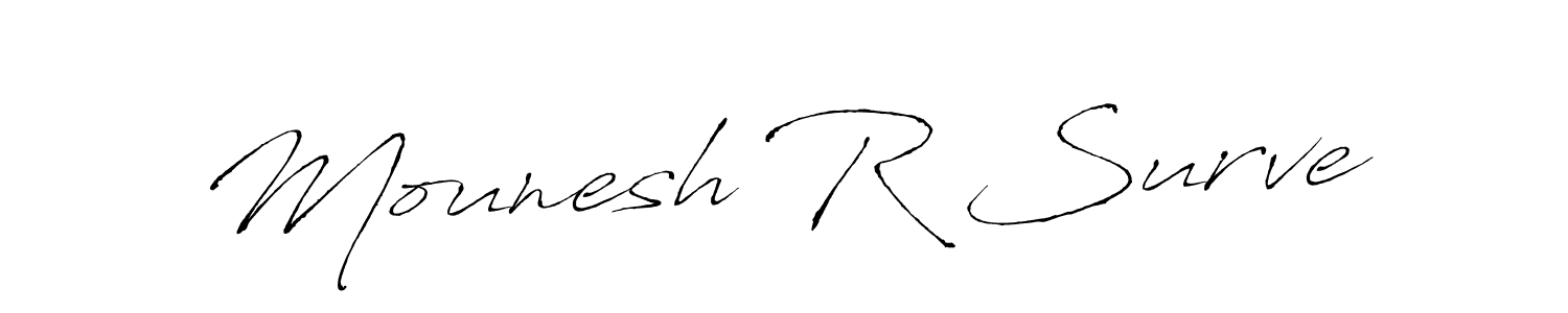 Best and Professional Signature Style for Mounesh R Surve. Antro_Vectra Best Signature Style Collection. Mounesh R Surve signature style 6 images and pictures png