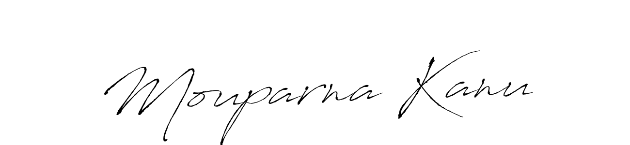 Make a beautiful signature design for name Mouparna Kanu. Use this online signature maker to create a handwritten signature for free. Mouparna Kanu signature style 6 images and pictures png