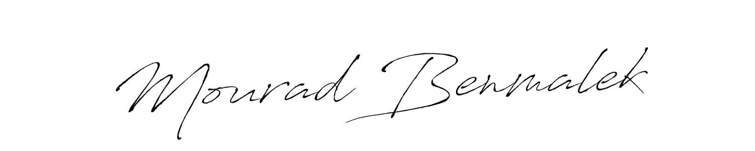 It looks lik you need a new signature style for name Mourad Benmalek. Design unique handwritten (Antro_Vectra) signature with our free signature maker in just a few clicks. Mourad Benmalek signature style 6 images and pictures png