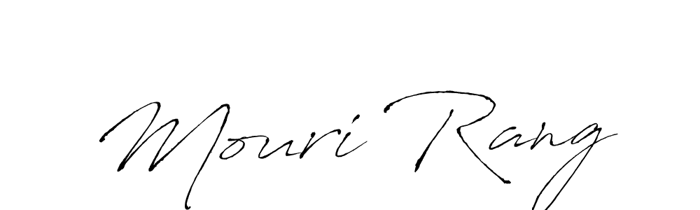 Make a beautiful signature design for name Mouri Rang. Use this online signature maker to create a handwritten signature for free. Mouri Rang signature style 6 images and pictures png