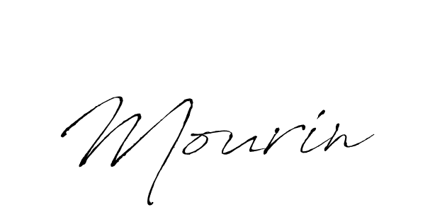 Use a signature maker to create a handwritten signature online. With this signature software, you can design (Antro_Vectra) your own signature for name Mourin. Mourin signature style 6 images and pictures png