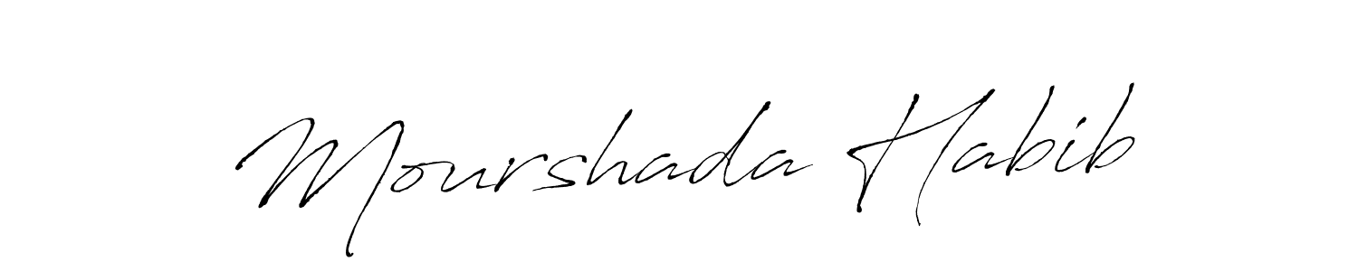 It looks lik you need a new signature style for name Mourshada Habib. Design unique handwritten (Antro_Vectra) signature with our free signature maker in just a few clicks. Mourshada Habib signature style 6 images and pictures png