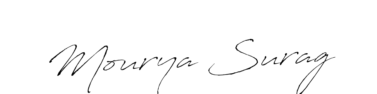 It looks lik you need a new signature style for name Mourya Surag. Design unique handwritten (Antro_Vectra) signature with our free signature maker in just a few clicks. Mourya Surag signature style 6 images and pictures png