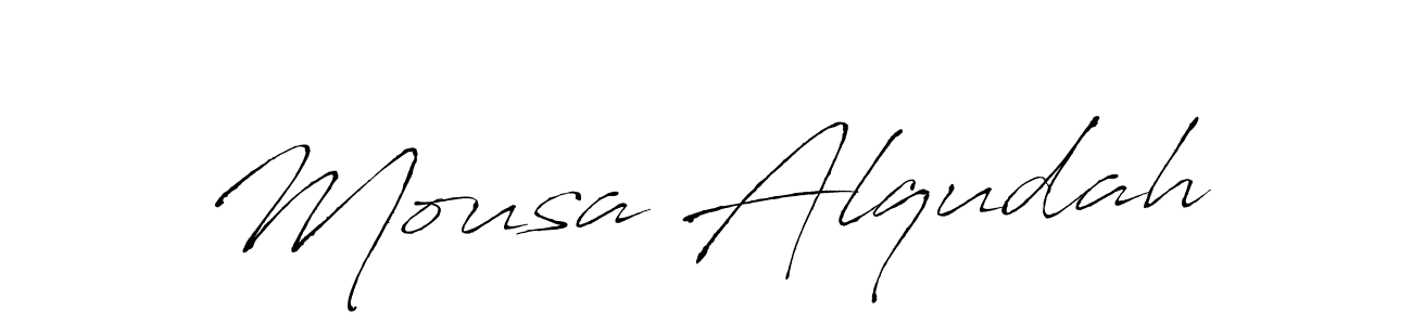 It looks lik you need a new signature style for name Mousa Alqudah. Design unique handwritten (Antro_Vectra) signature with our free signature maker in just a few clicks. Mousa Alqudah signature style 6 images and pictures png