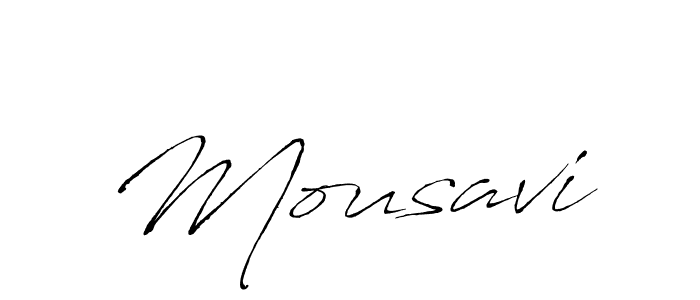 Mousavi stylish signature style. Best Handwritten Sign (Antro_Vectra) for my name. Handwritten Signature Collection Ideas for my name Mousavi. Mousavi signature style 6 images and pictures png