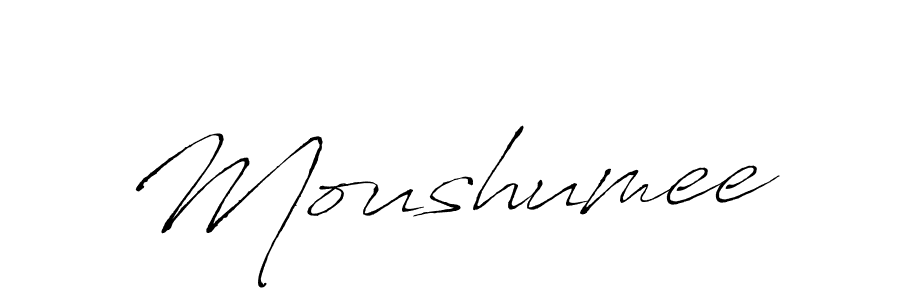 You can use this online signature creator to create a handwritten signature for the name Moushumee. This is the best online autograph maker. Moushumee signature style 6 images and pictures png