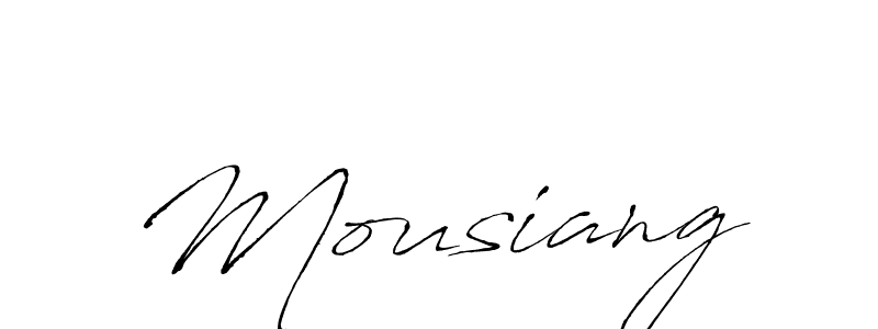 You should practise on your own different ways (Antro_Vectra) to write your name (Mousiang) in signature. don't let someone else do it for you. Mousiang signature style 6 images and pictures png