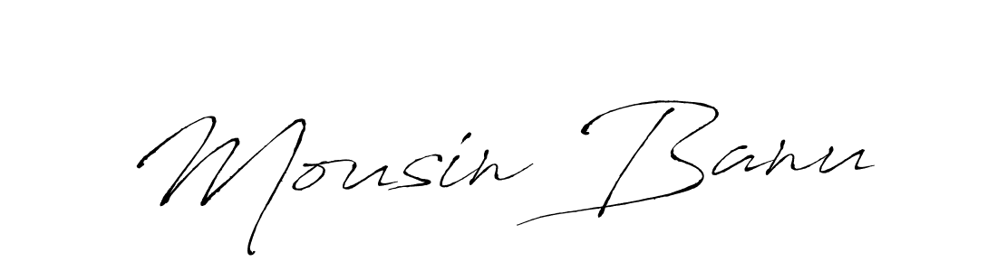 Use a signature maker to create a handwritten signature online. With this signature software, you can design (Antro_Vectra) your own signature for name Mousin Banu. Mousin Banu signature style 6 images and pictures png