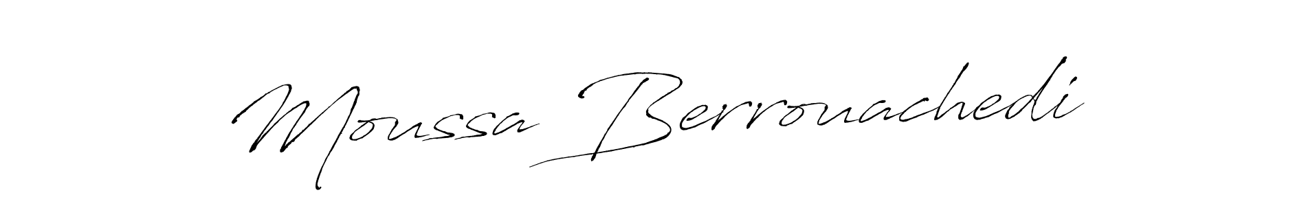 Use a signature maker to create a handwritten signature online. With this signature software, you can design (Antro_Vectra) your own signature for name Moussa Berrouachedi. Moussa Berrouachedi signature style 6 images and pictures png