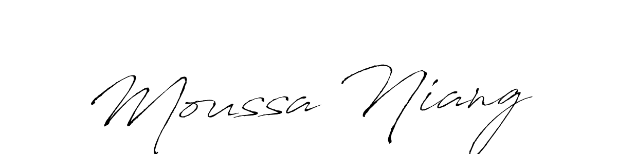 if you are searching for the best signature style for your name Moussa Niang. so please give up your signature search. here we have designed multiple signature styles  using Antro_Vectra. Moussa Niang signature style 6 images and pictures png