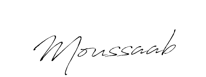 Create a beautiful signature design for name Moussaab. With this signature (Antro_Vectra) fonts, you can make a handwritten signature for free. Moussaab signature style 6 images and pictures png