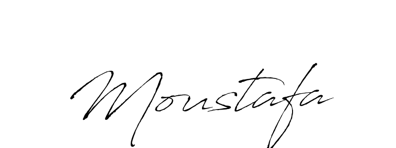 Design your own signature with our free online signature maker. With this signature software, you can create a handwritten (Antro_Vectra) signature for name Moustafa. Moustafa signature style 6 images and pictures png