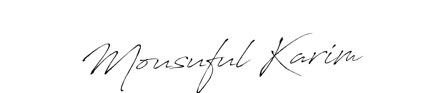 You should practise on your own different ways (Antro_Vectra) to write your name (Mousuful Karim) in signature. don't let someone else do it for you. Mousuful Karim signature style 6 images and pictures png